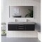 Castello Usa Thames 60-inch Black Vanity Set with Gray Top and Brushed Nickel Handles CB-MC-60BLK-BN-20146-GR - alternate 5